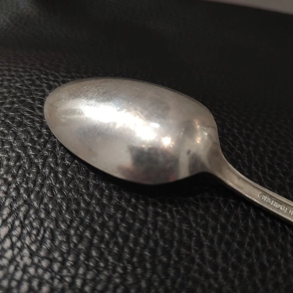 Vtg WM Rogers Silver Plated Souvenir Spoon William McKinley‎ Antique 25th Pres